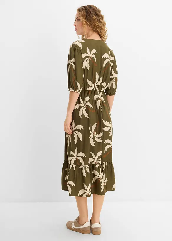 Midikleid aus softer Viskose, bonprix