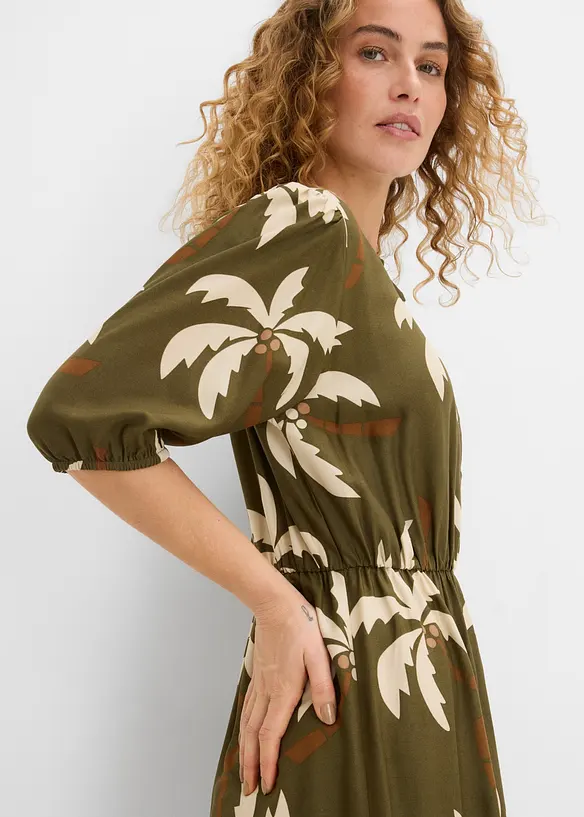 Midikleid aus softer Viskose, bonprix