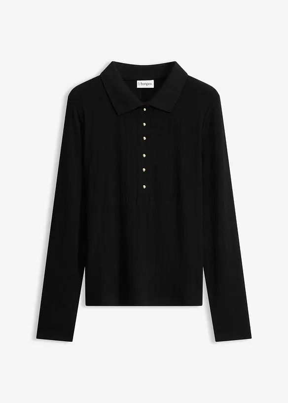 Poloshirt aus softem Viskose-Mix, bonprix