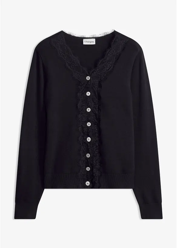 Strickjacke aus softem Viskose-Mix, bonprix