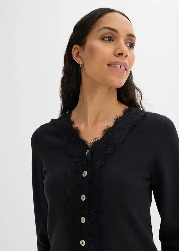 Strickjacke aus softem Viskose-Mix, bonprix