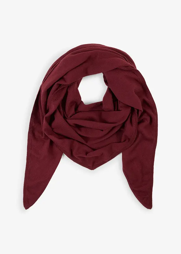 Feinstrick-Dreiecksschal mit Merinowolle, bonprix