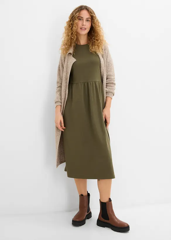 Shirtkleid aus reiner Bio-Baumwolle, bonprix
