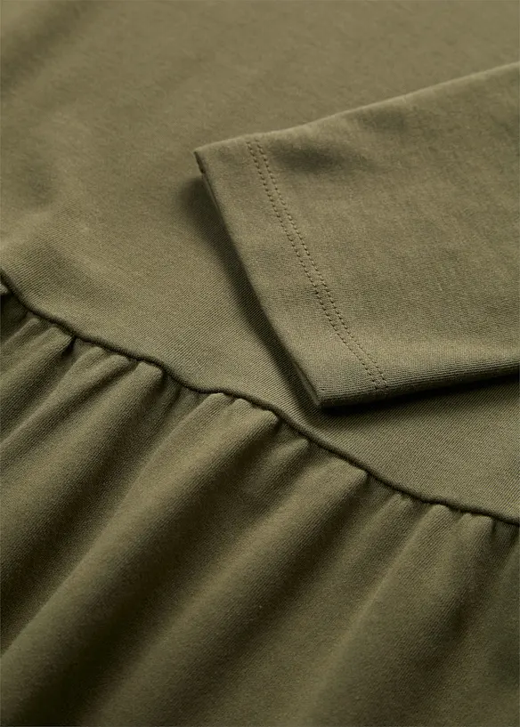 Shirtkleid aus reiner Bio-Baumwolle, bonprix