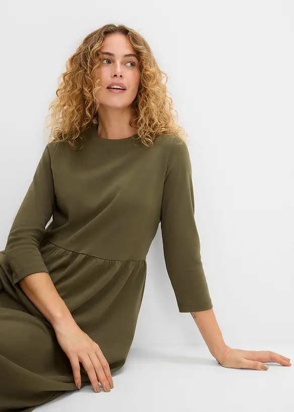 Shirtkleid aus reiner Bio-Baumwolle, bonprix