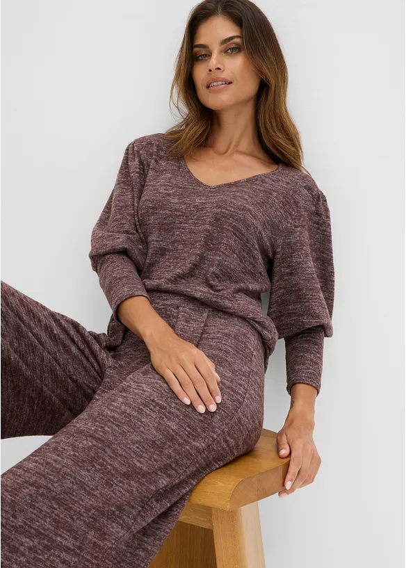 Langarmshirt aus weicher Viskose, bonprix