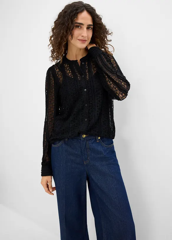 Jerseybluse mit Top (2-tlg. Set), bonprix