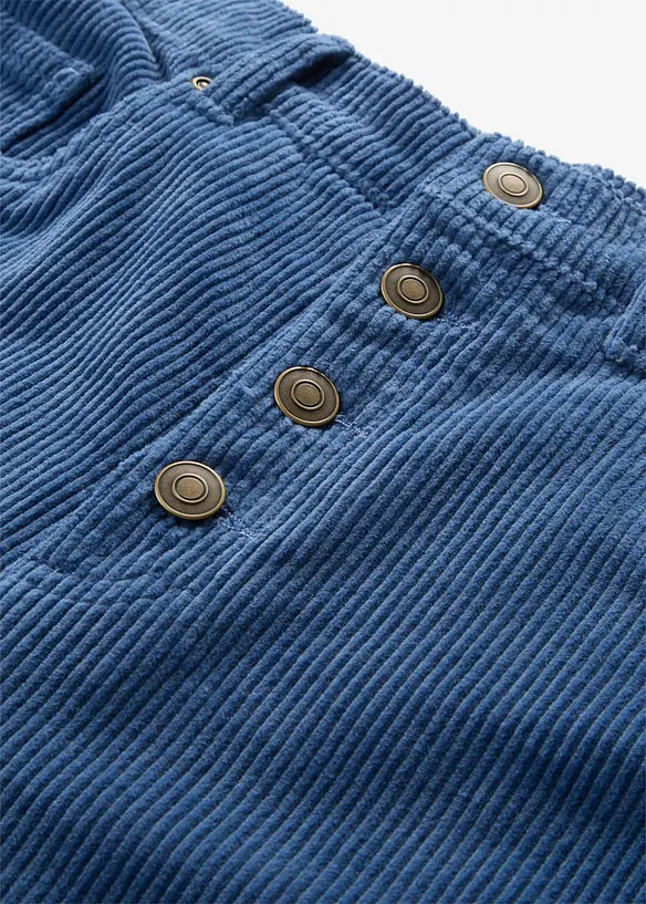 Pantalon taille haute en velours c&ocirc;tel&eacute; extensible, bonprix
