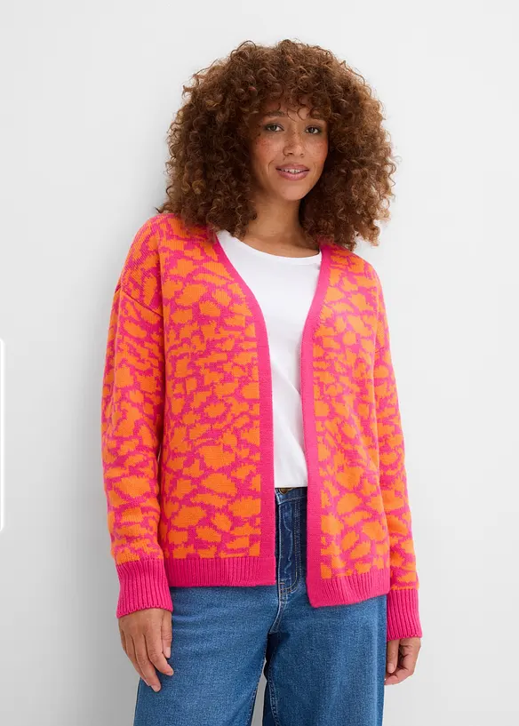 Weite Grobstrickjacke, bonprix