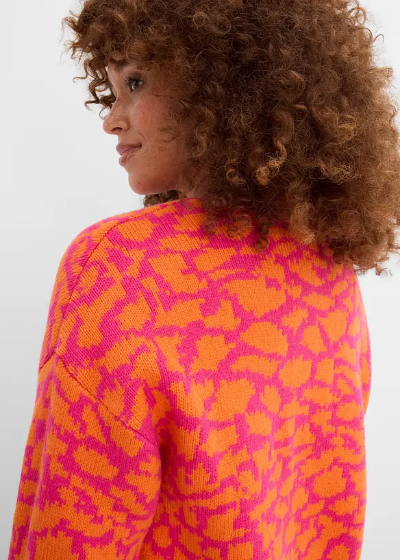 Weite Grobstrickjacke, bonprix