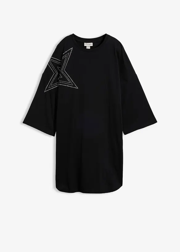 T-shirt long et oversize 100% coton, bonprix