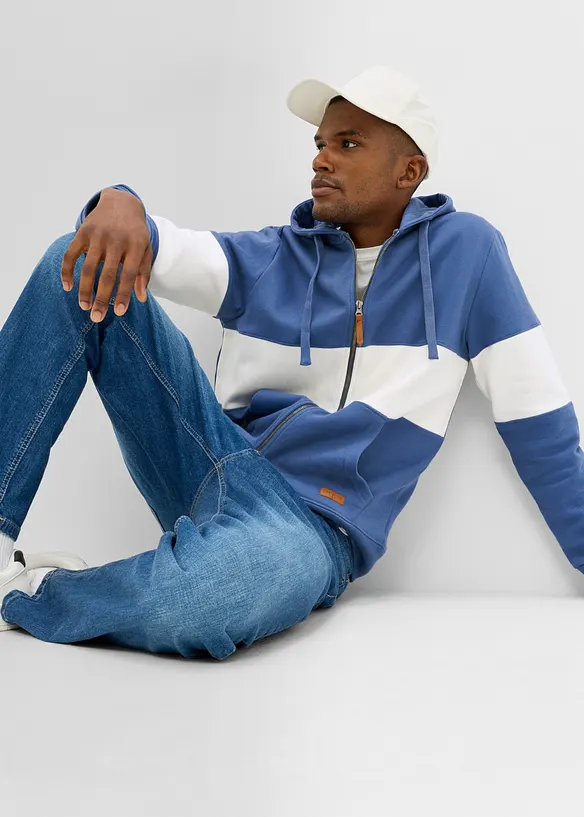 Kapuzen-Sweatjacke in Regular Fit, bonprix