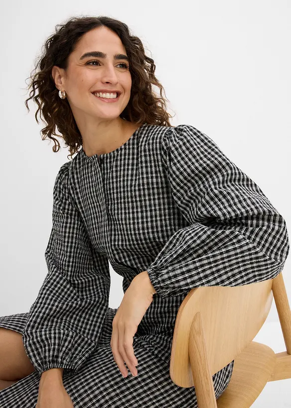 Kariertes Midikleid, bonprix