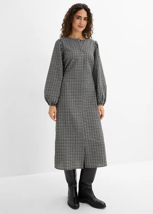 Kariertes Midikleid, bonprix