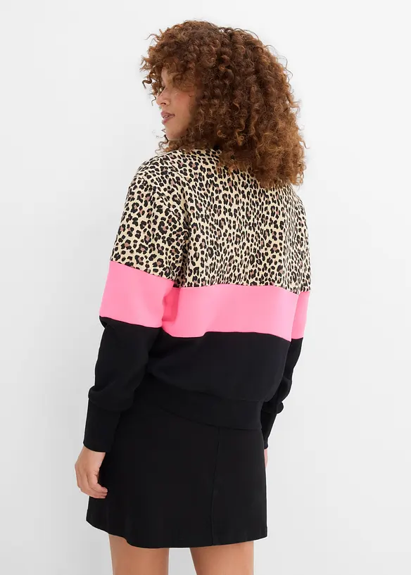 Sweat en coton m&eacute;lang&eacute;, bonprix