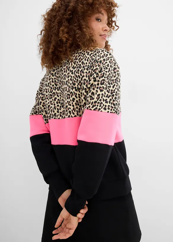 Sweat en coton m&eacute;lang&eacute;, bonprix
