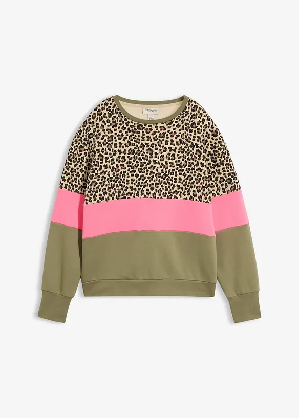 Sweat en coton m&eacute;lang&eacute;, bonprix