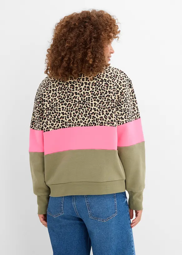 Sweat en coton m&eacute;lang&eacute;, bonprix