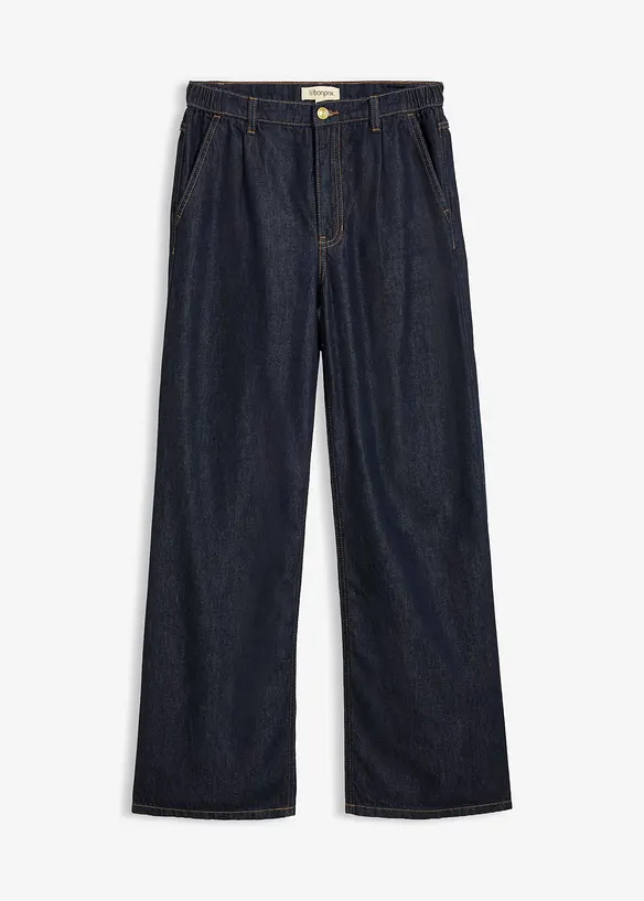 Wide-Leg-Jeans High Waist, bonprix