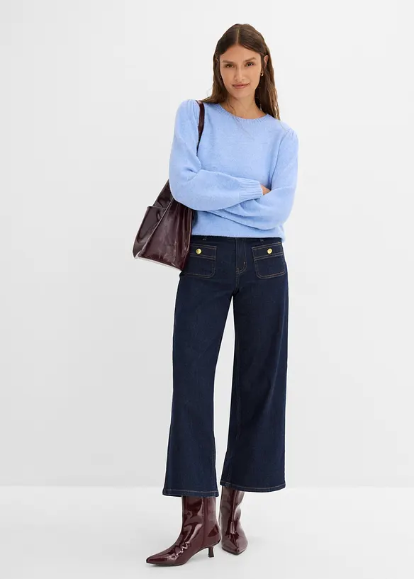 Wide-Leg-Jeans, bonprix