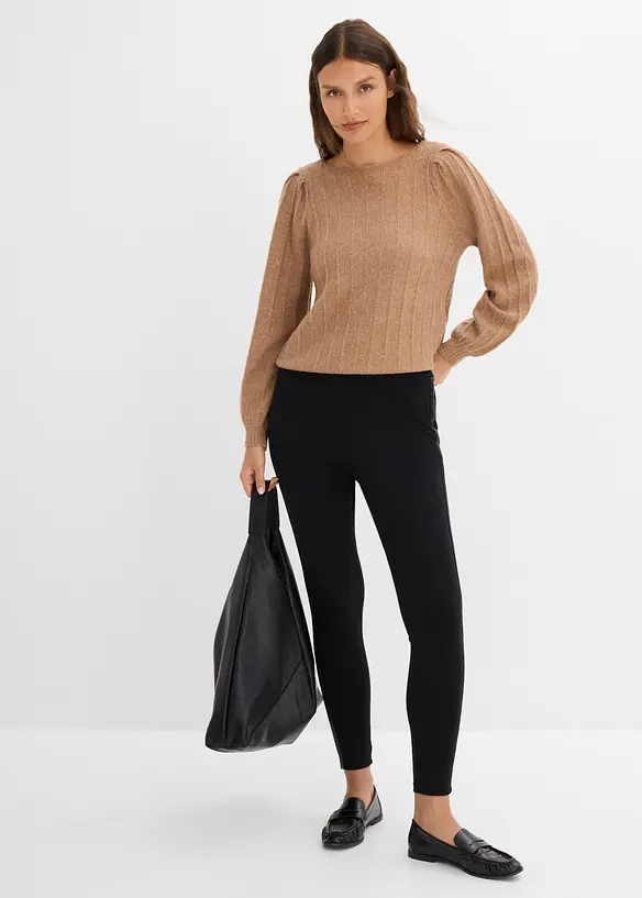 Leggings aus Punto di Roma, bonprix