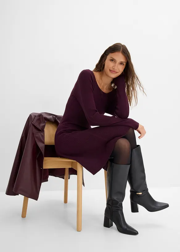 Strickkleid aus Viskose-Mix, bonprix