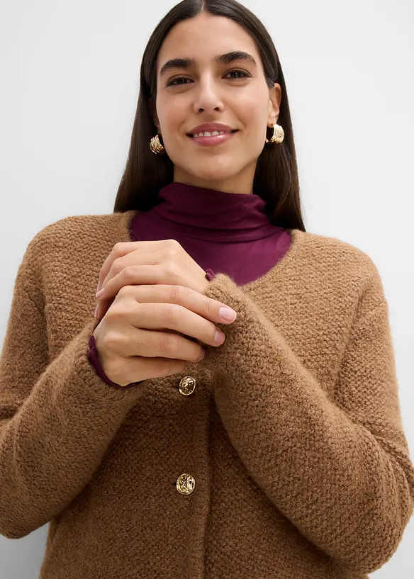 Weit geschnittene Strickjacke, bonprix