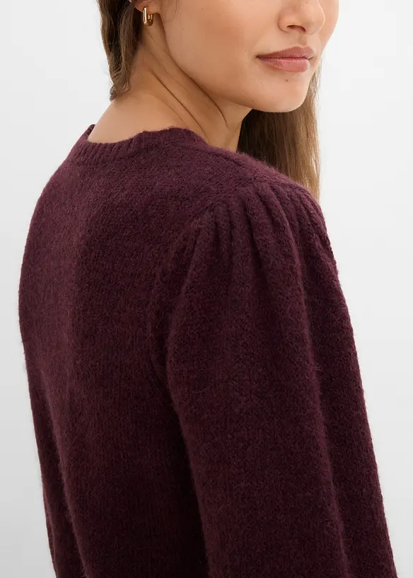 Pullover mit Puff&auml;rmel, bonprix