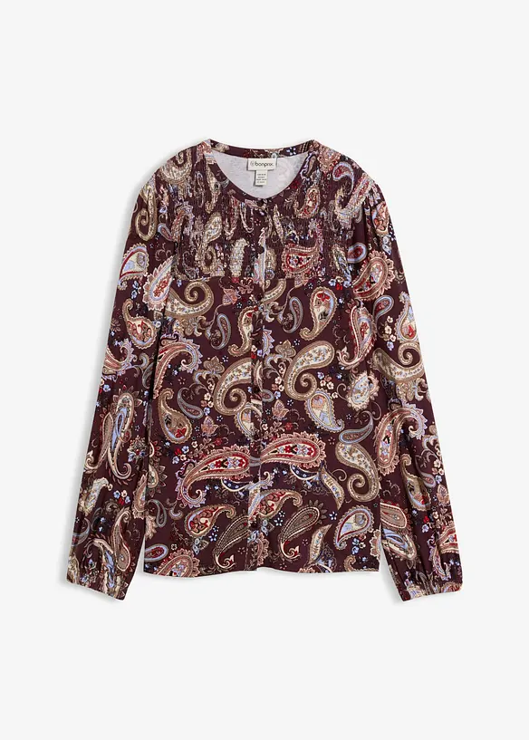 Langarmshirt aus softer Viskose, bonprix