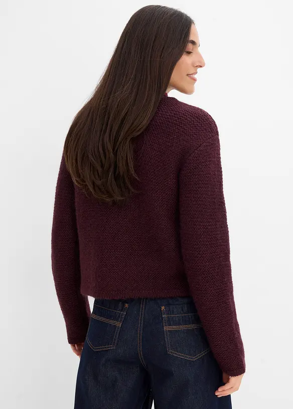 Gilet large en maille, bonprix