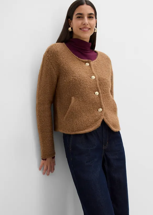 Weit geschnittene Strickjacke, bonprix
