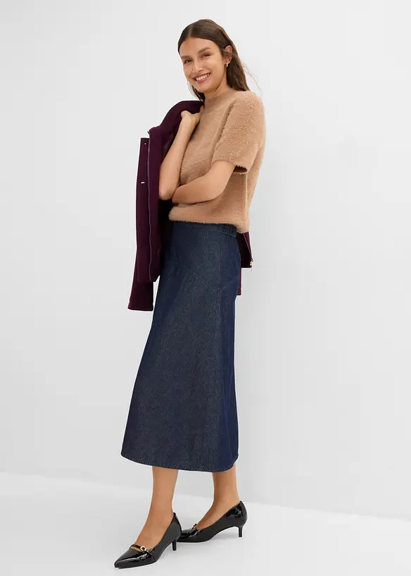Jeansrock, Bio-Baumwolle, bonprix