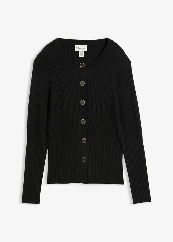 Feinstrickjacke aus Viskose-Mix, bonprix