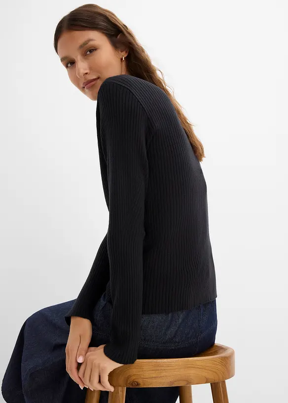 Feinstrickjacke aus Viskose-Mix, bonprix
