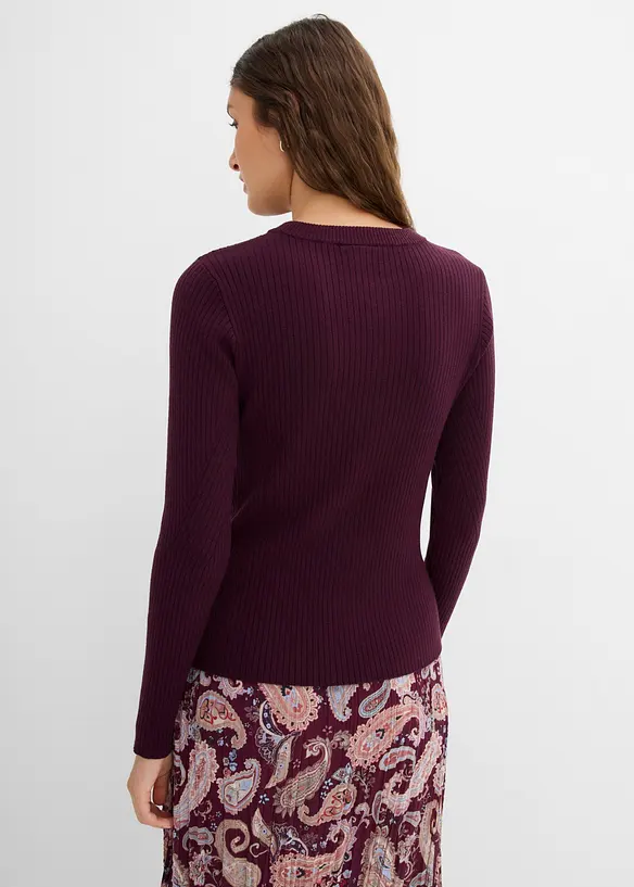 Gilet en fine maille, bonprix