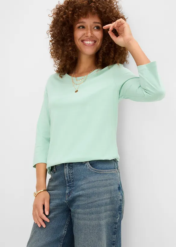Shirt 3/4-Arm (4er Pack), bonprix