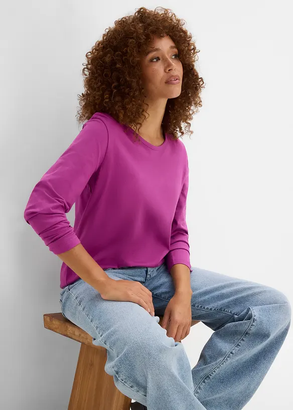 Langarmshirt (5er Pack), bonprix