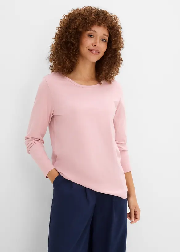 Lot de 5 T-shirts manches longues, bonprix