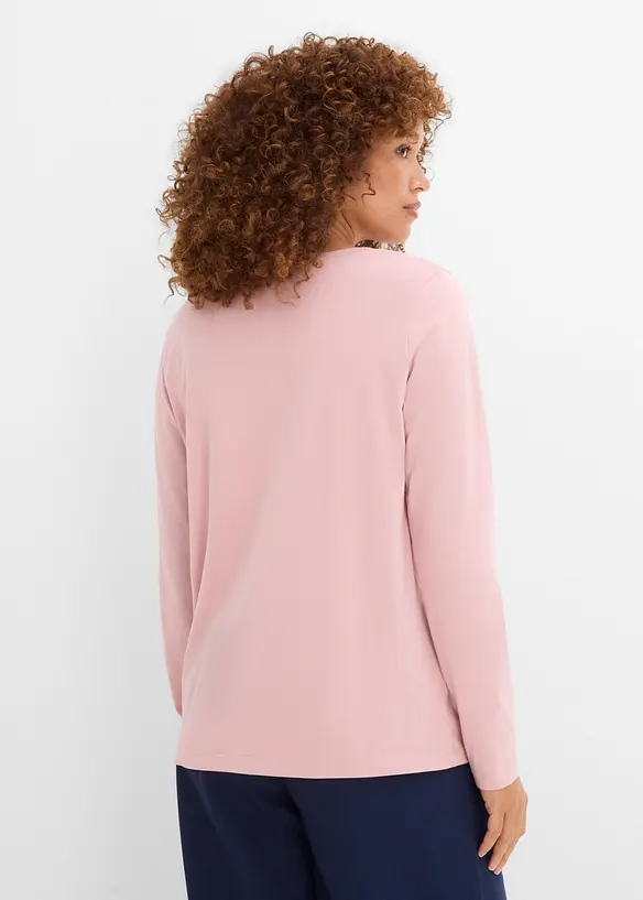 Lot de 5 T-shirts manches longues, bonprix