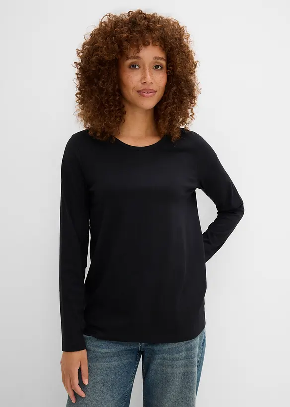 Lot de 6&nbsp;T-shirt manches longues, bonprix