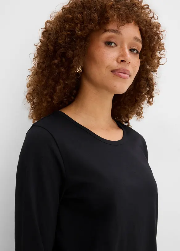 Lot de 6&nbsp;T-shirt manches longues, bonprix