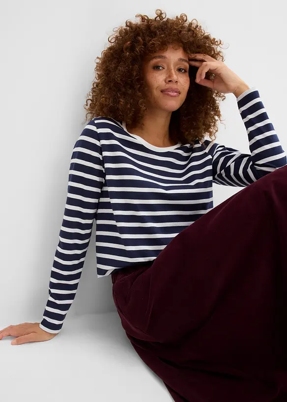 Lot de 6&nbsp;T-shirt manches longues, bonprix