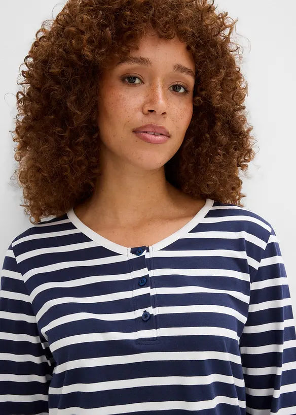 Lot de 3 T-shirts manches longues, bonprix