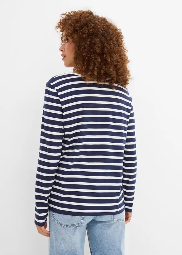 Lot de 3 T-shirts manches longues, bonprix