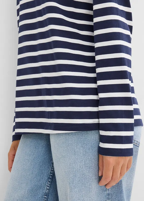 Lot de 3 T-shirts manches longues, bonprix