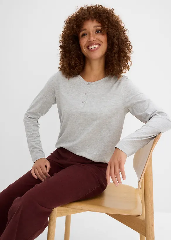 Langarmshirt (3er Pack), bonprix