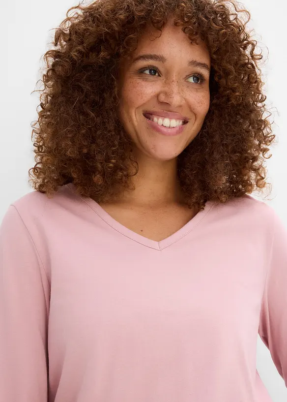 Langarmshirt (5er Pack), bonprix