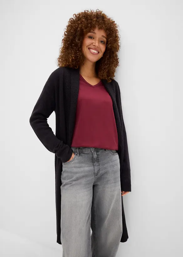 Longstrickjacke, bonprix