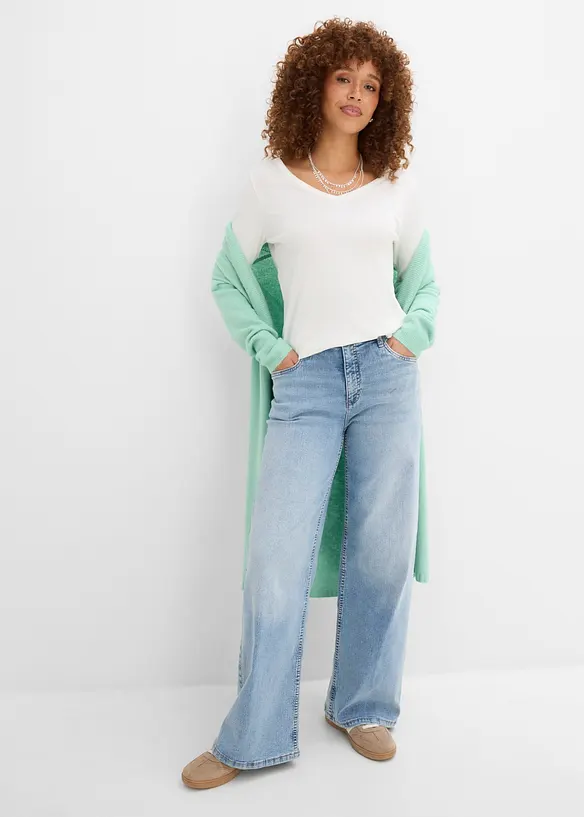 Longstrickjacke, bonprix