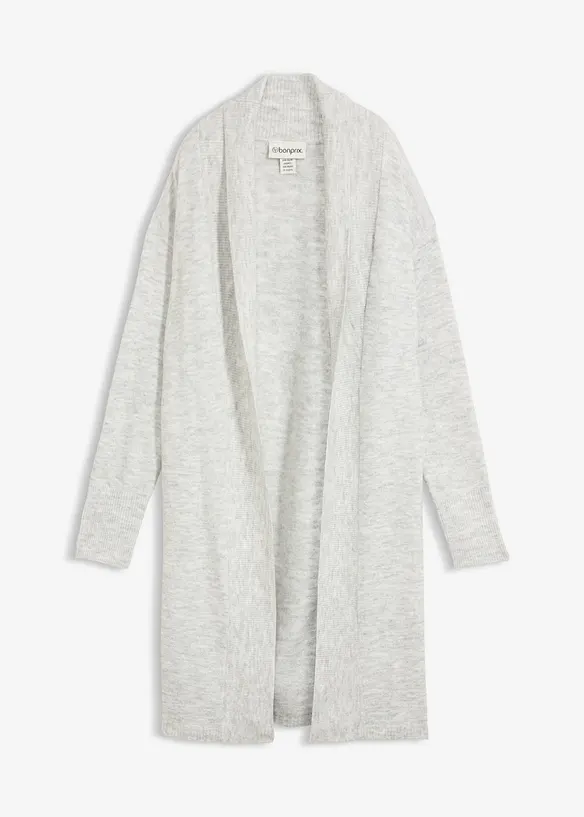 Gilet long en maille, bonprix